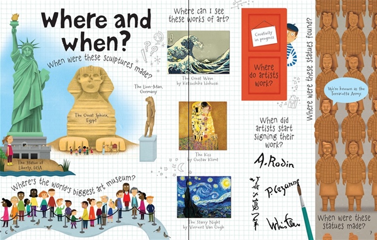 Usborne Lift-the-flap questions and answers about art