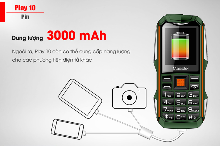Điện Thoại Masstel Play 10