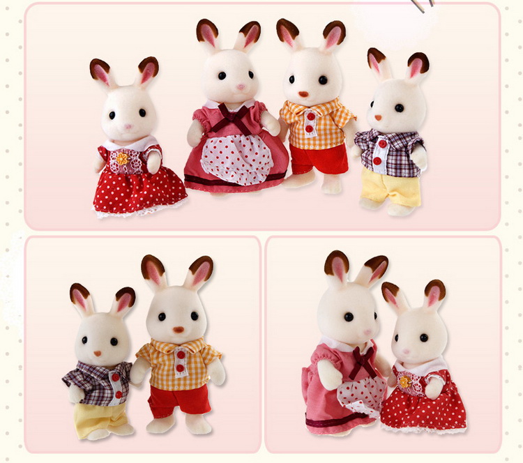 Búp bê Sambler - Gia đình thỏ soloca