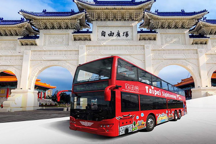 Vé 24 Tiếng Hop On Hop Off Đài Bắc (Taipei Double Decker Bus)