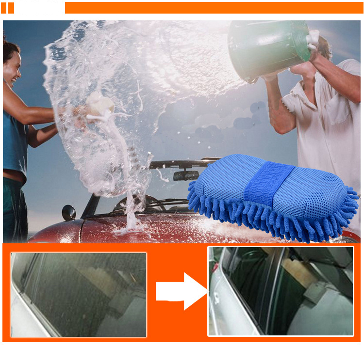 Bọt biển rửa xe ô tô chuyên dụng (Màu ngẫu nhiên)
