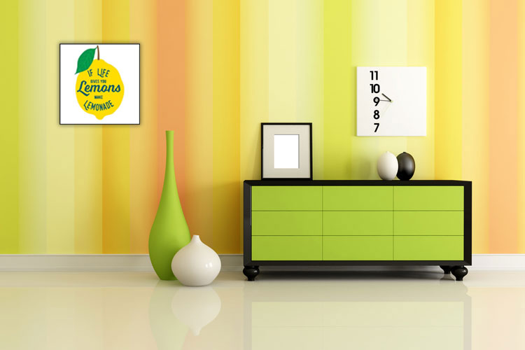 Tranh Trang Trí If Life Gives You Lemons