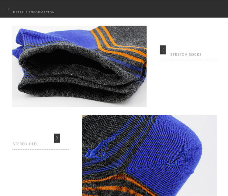 Seven wolves SEPTWOLVES boat socks men sports wind men socks breathable sweat sweat casual socks mixed color 6 double boxed Z90725