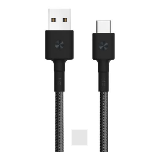 Dây Cáp Sạc Truyền Dữ Liệu ZMI Purple Rice AL431 Type-C, Dạng Bện - Đen - 2m - Dành Cho LeTV 1s / Millet 4c / Millet 5 / Meizu Pro5 Accessories / Apple Macbook