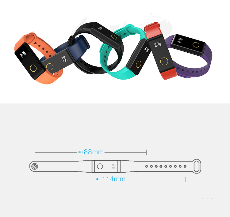 Vòng Tay Thông Minh Làm Từ Chất Liệu TPE Lakara - Da Cam