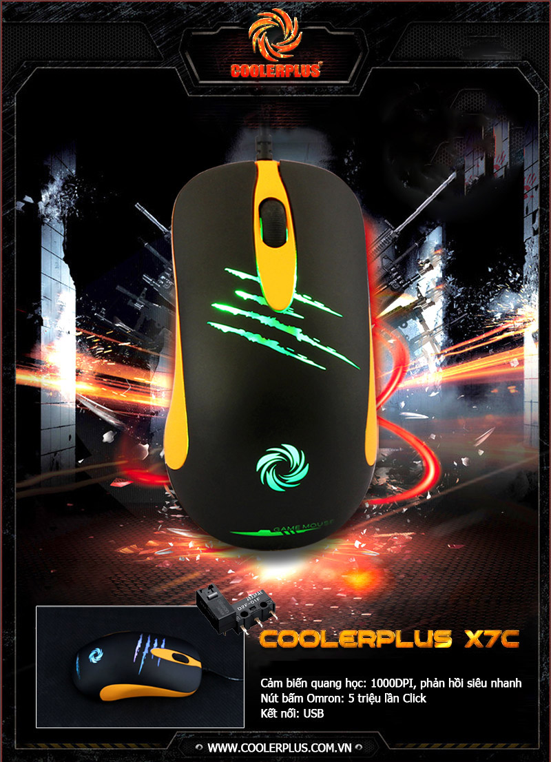 Chuột COOLERPLUS X7C