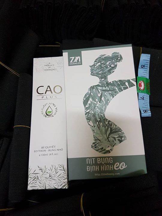 Combo cao lá rừng và đai nịt bụng