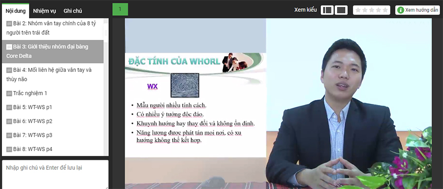 Khóa Học Sinh Trắc Vân Tay - Khám Phá Tài Năng Trong Con KYNA KID40