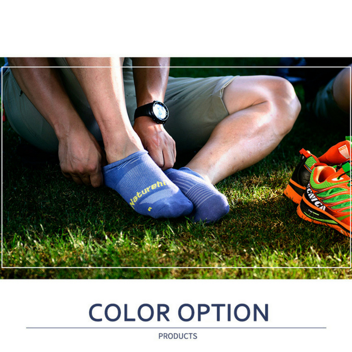 Bộ 3 đôi vớ thể thao nam NatureHike (Đen, Xám, Xanh)