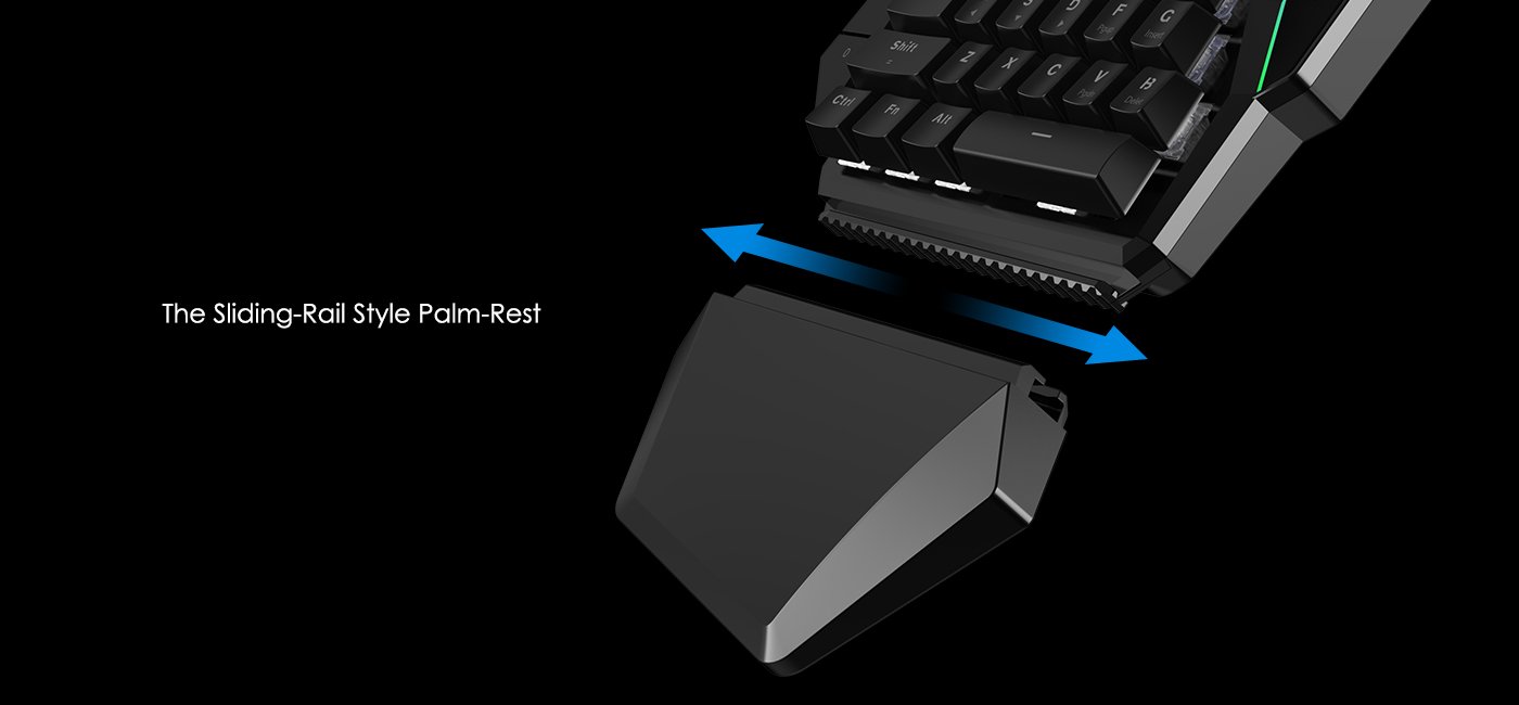 Combo Bàn phím cơ một tay Gamesir GK100 Gaming Keypad + Dock GameSir X1 tặng chuột Dragon