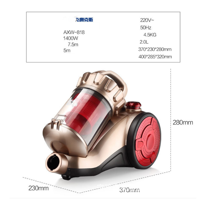 Máy hút bụi axw-818 CÔNG NGHỆ ASET