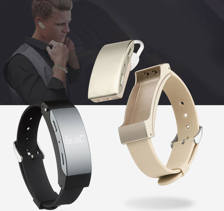 Đồng Hồ Thông Minh Kiêm Tai Nghe Bluetooth K2 (Ghi) - Hàng Nhập Khẩu