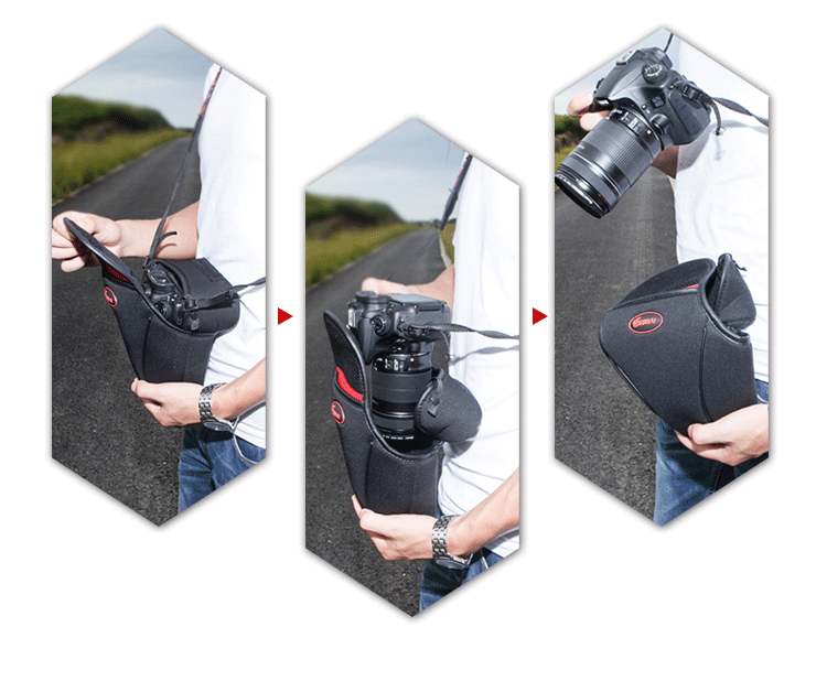 Túi Đựng Máy Ảnh Chống Nước Dày Hình Tam Giác Rimma (EIRMAI) SI01 SLR