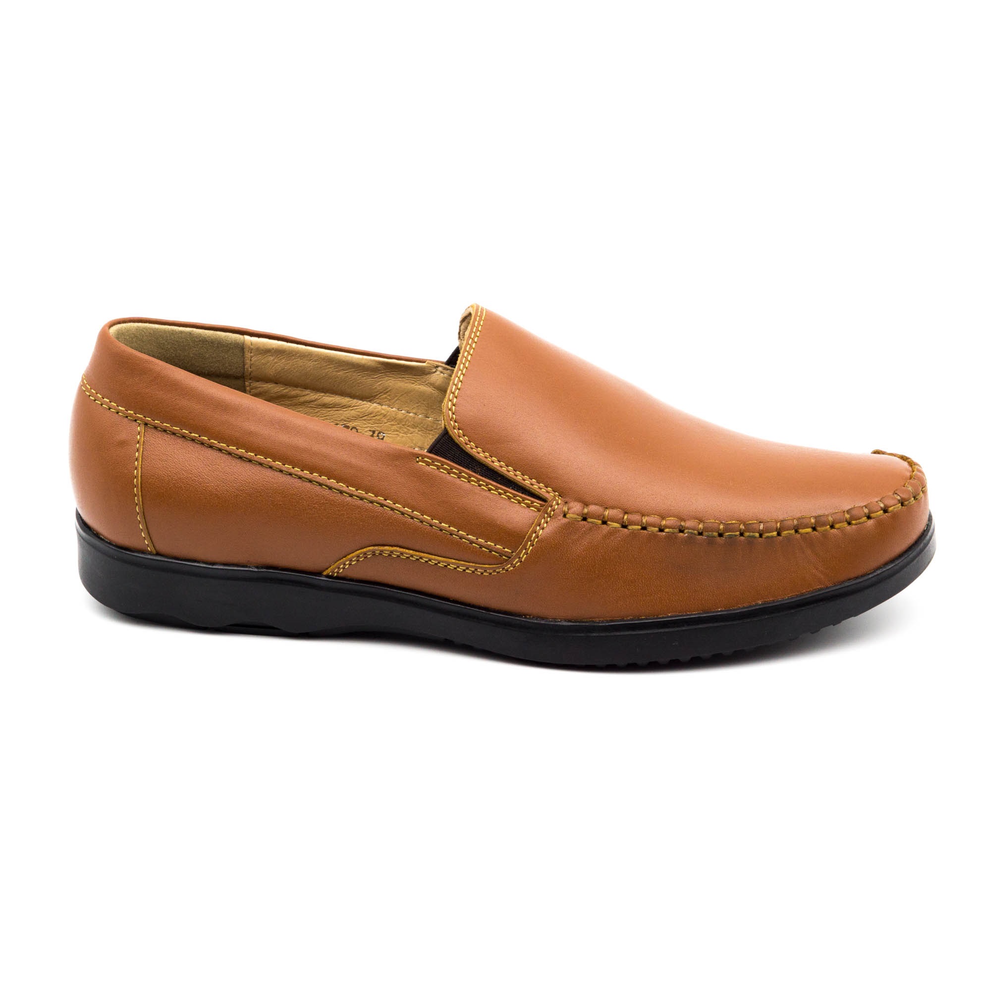  Giày mọi da bò thật màu vàng bò đẳng cấp VO Shoes_AB805