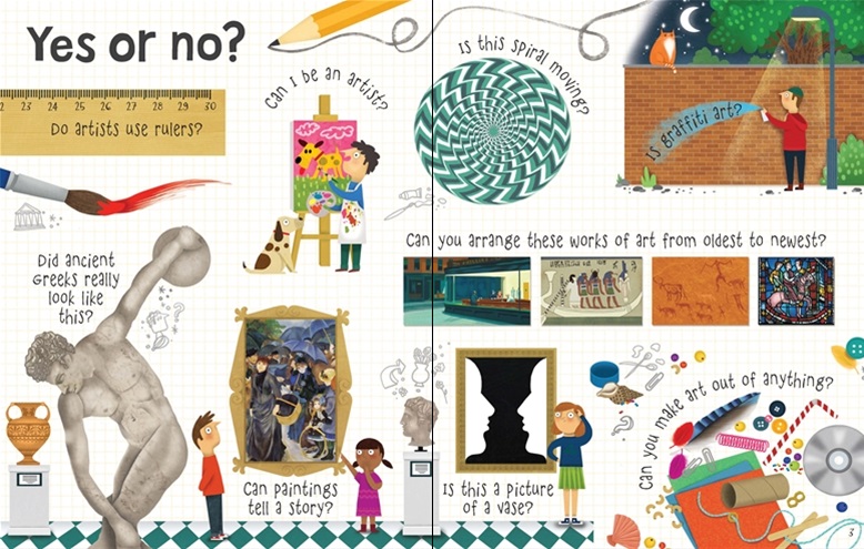 Usborne Lift-the-flap questions and answers about art