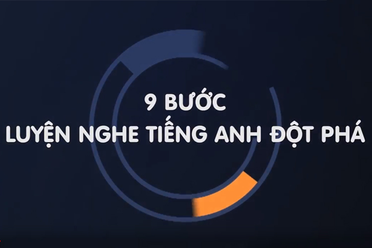 Khóa Học 9 Bước Luyện Nghe Tiếng Anh Đột Phá