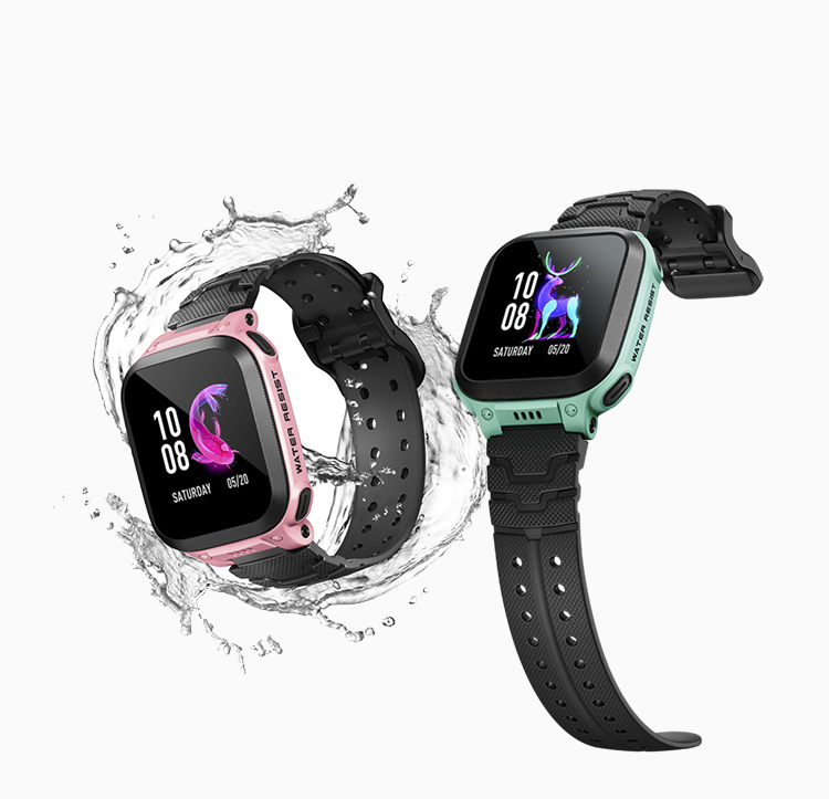 Đồng Hồ Thông Minh Tính Năng Bảo Vệ Cao Chống Thấm Nước Xem Được Từ Mọi Góc Độ Có Thể Định Vị Được Dành Cho Bé Trai Little Genuis Phone Watch Z2 Màu Xanh Lá Cây