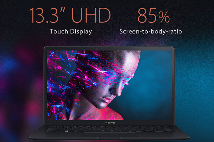 Laptop Asus Zenbook S UX391UA-EG030T Core i7-8550U/Win10 (13.3 inch) (Blue) - Hàng Chính Hãng