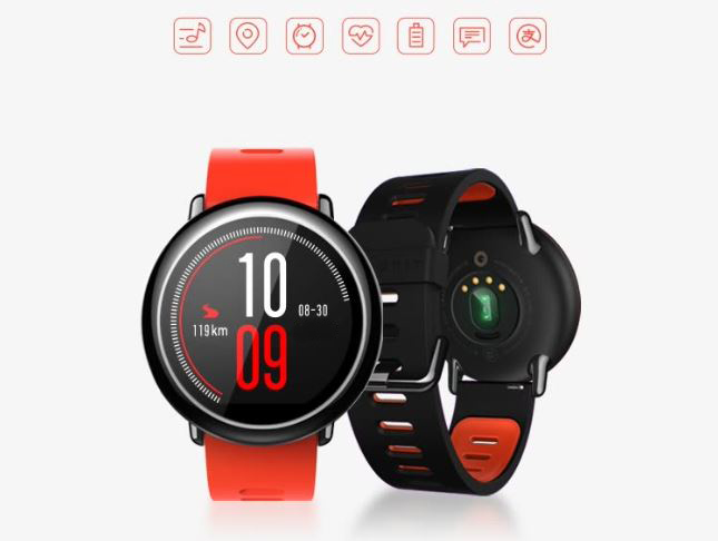 Đồng Hồ Thể Thao Thông Minh Amazfit Với Dây Đeo Silicon Định Vị GPS Cho Phép Kết Nối Với Điện Thoại IOS - Android