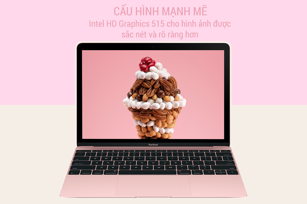 Apple Macbook 2016 MMGM2 (12 inch) - Vàng Hồng