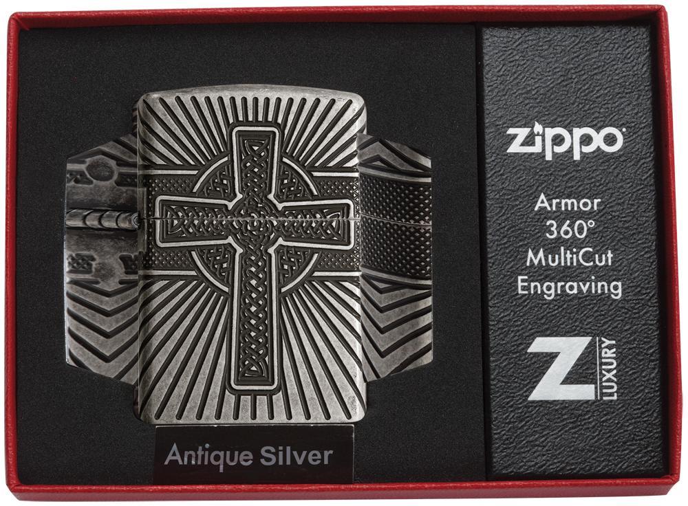 Zippo-Armor-Celtic-Cross-Design-29667-6