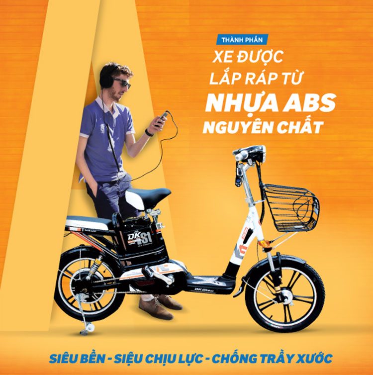 Xe Đạp Điện DK Bike 18A - Đỏ