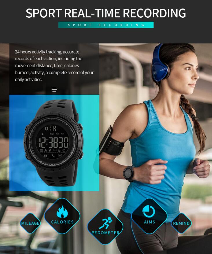 Đồng Hồ Thông Minh Smart Watch SKMEI 1250 - DHA546