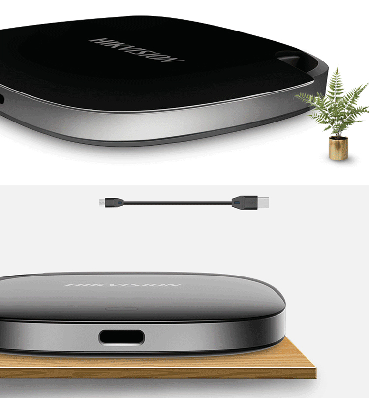 Ổ Cứng Di Động SSD HIKVISION T100 120GB (Black) USB 3.1 - Hàng Chính Hãng