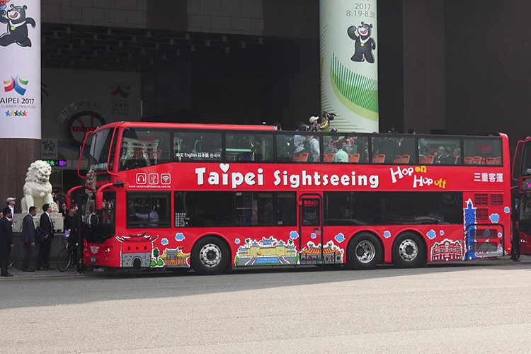 Vé 24 Tiếng Hop On Hop Off Đài Bắc (Taipei Double Decker Bus)