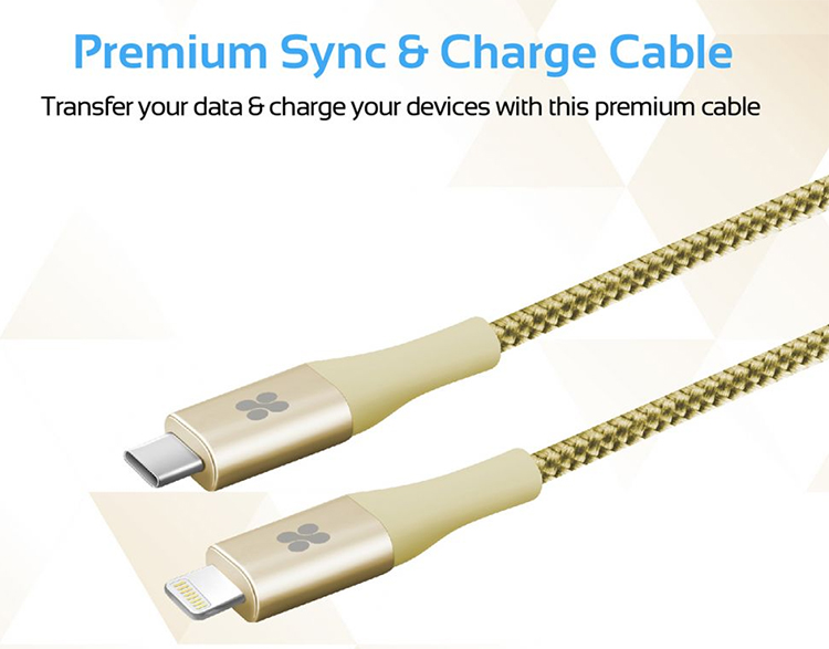 Cáp Lightning Promate Type-C Unilink-LTC2