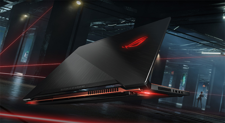 Laptop Gaming Asus ROG Zephyrus GX501GI-EI018T Core i7-8750H/Win10 (15.6 inch) - Black Aluminum - Hàng Chính Hãng