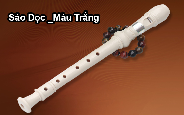 Sáo Dọc Nhiều Màu TASD2_Màu Trắng