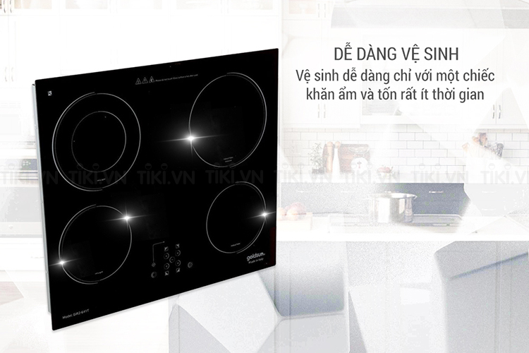 Bếp Điện Từ - Hồng Ngoại Kết Hợp Goldsun GIR2-641T