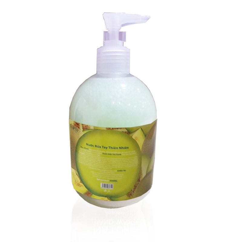 Combo 2 chai nước rửa tay thiên nhiên Lamcosmé (500ml) Hương Hoa Dưa lưới, diệt khuẩn hơn 99%. Tặng Gel rửa tay khô 3K