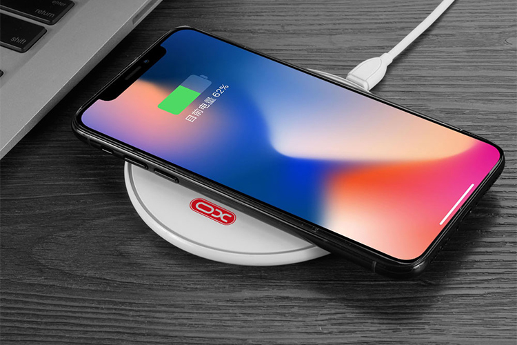 Đế Sạc Không Dây Cho Iphone X và Samsung XO WX002 - Trắng - Hàng Chính Hãng