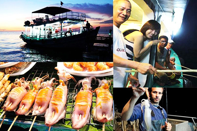 Tour Câu Mực Đêm Phú Quốc, Ăn Tối, Đón/Tiễn, Không Phụ Thu Lễ/Tết