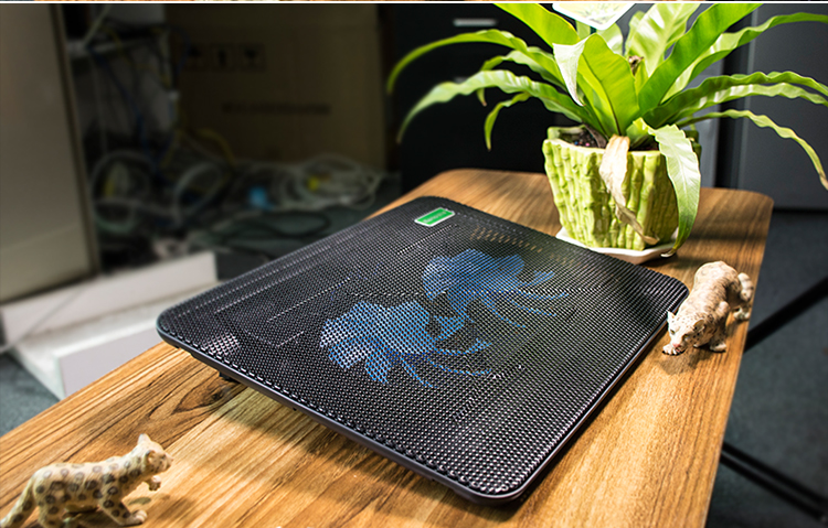 Máy Tản Nhiệt 2 Quạt Green Can Iano (14 inch)