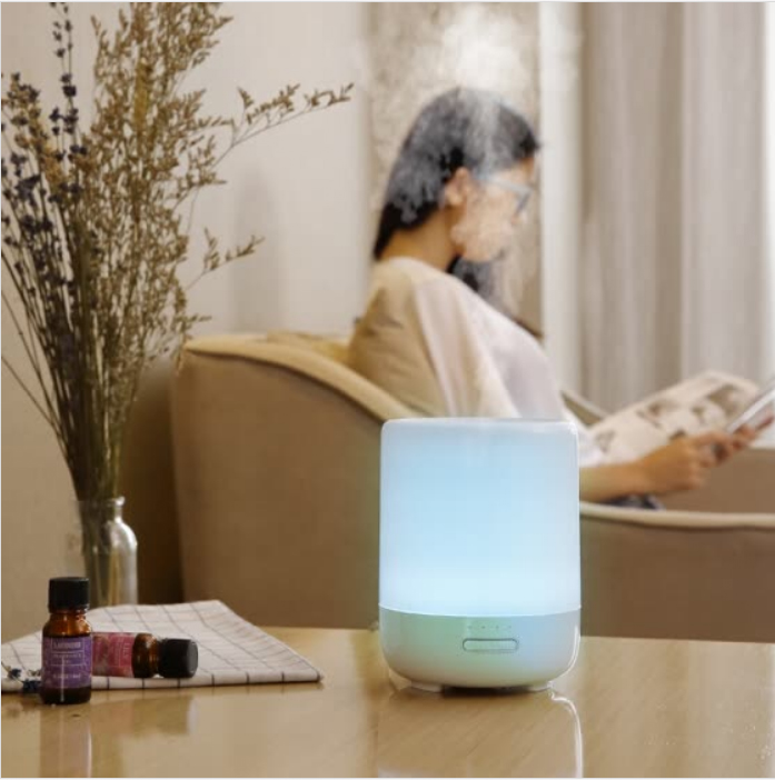 Máy Xông 400ml Tích Hợp Đèn - ESCASE Air Humidifier - Trắng Sứ