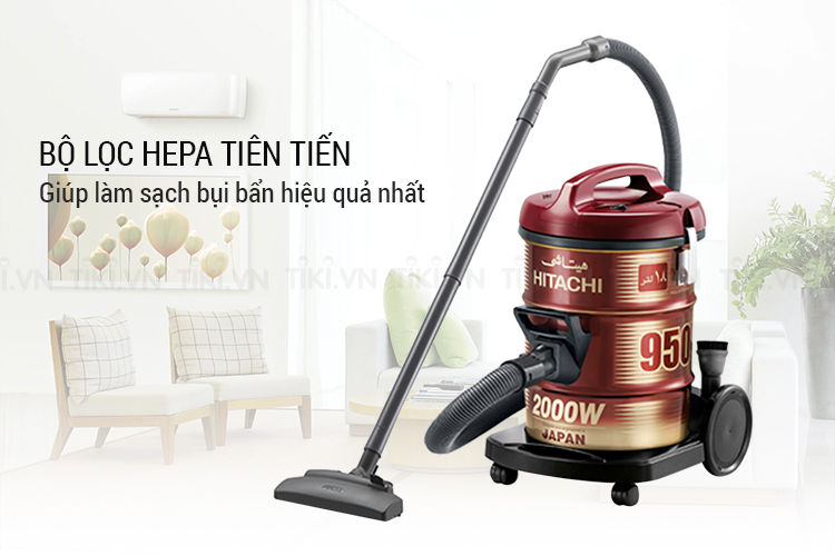 Máy Hút Bụi Hitachi CV-950Y - Đỏ