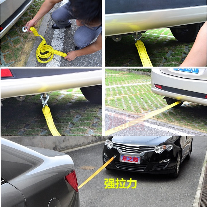 Dây cáp kéo xe ô tô sợi siêu bền dài 5m