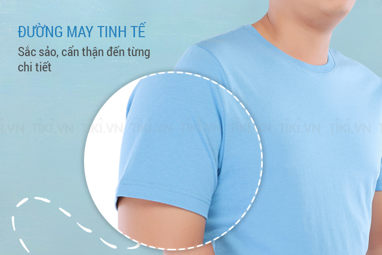 Áo Thun Nam Thoát Nhiệt Nhật Bản Gold Rhino - Xanh biển