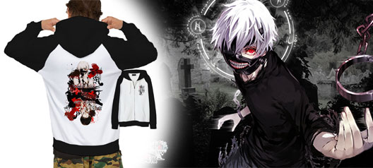 Áo Khoác Tokyo Ghoul Man Và Ghoul Kaneki