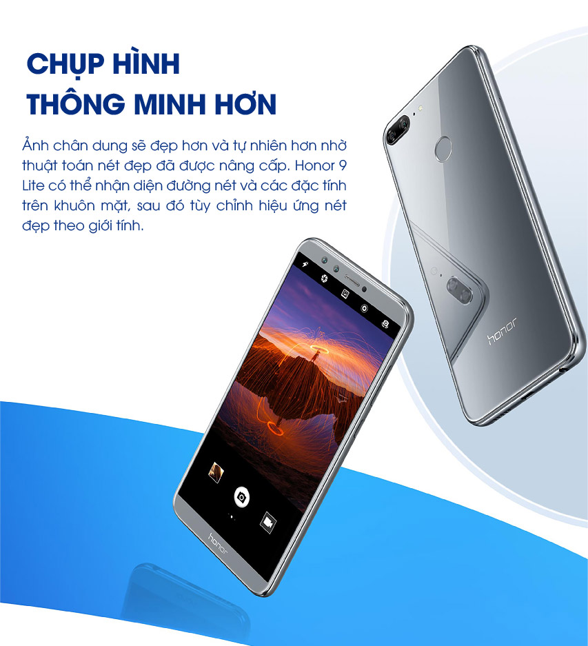 Điện Thoại Honor 9 Lite 32GB/3GB 4 Camera, 5.65" FHD+ - Hàng Chính Hãng
