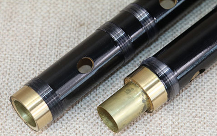 Sáo Trúc Dizi Đen Khớp Đồng TAD12