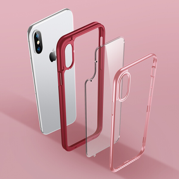Ốp iPhone X, Chống Va Đập - ESR - Vàng Hồng