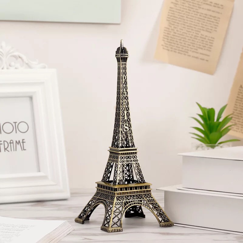 Mô hình Tháp Eiffel bằng Thép Không Gỉ size 18 Cm