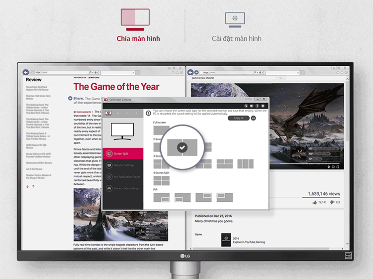 Màn Hình Gaming LG 27UK850 27inch 4K 5ms 60Hz FreeSync IPS Speaker - Hàng Chính Hãng