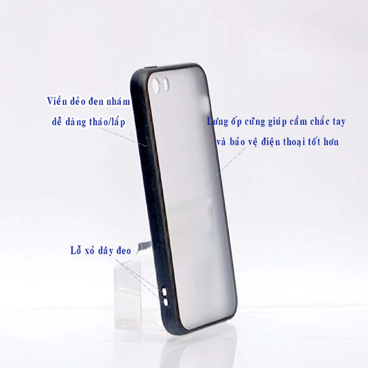 Ốp Lưng Viền TPU Cao Cấp Dành Cho iPhone 5/5s - Monster 01