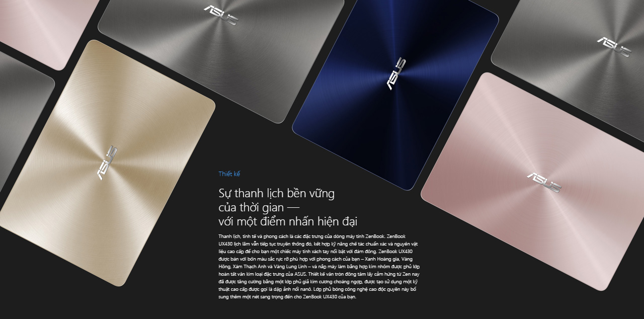Laptop Asus ZenBook UX430UN-GV081T Core i5-8250U/Win 10 (14 inch) - Gold Metal - Hàng Chính Hãng