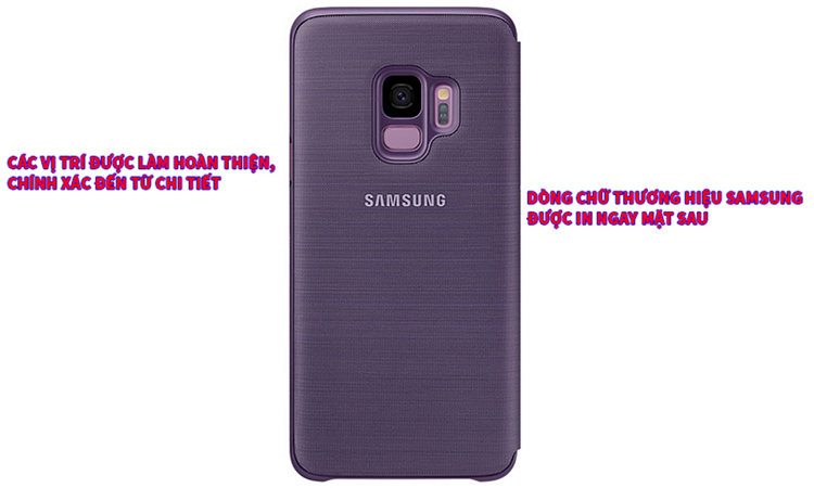 Bao Da Samsung LED View Galaxy S9 - Hàng Chính Hãng